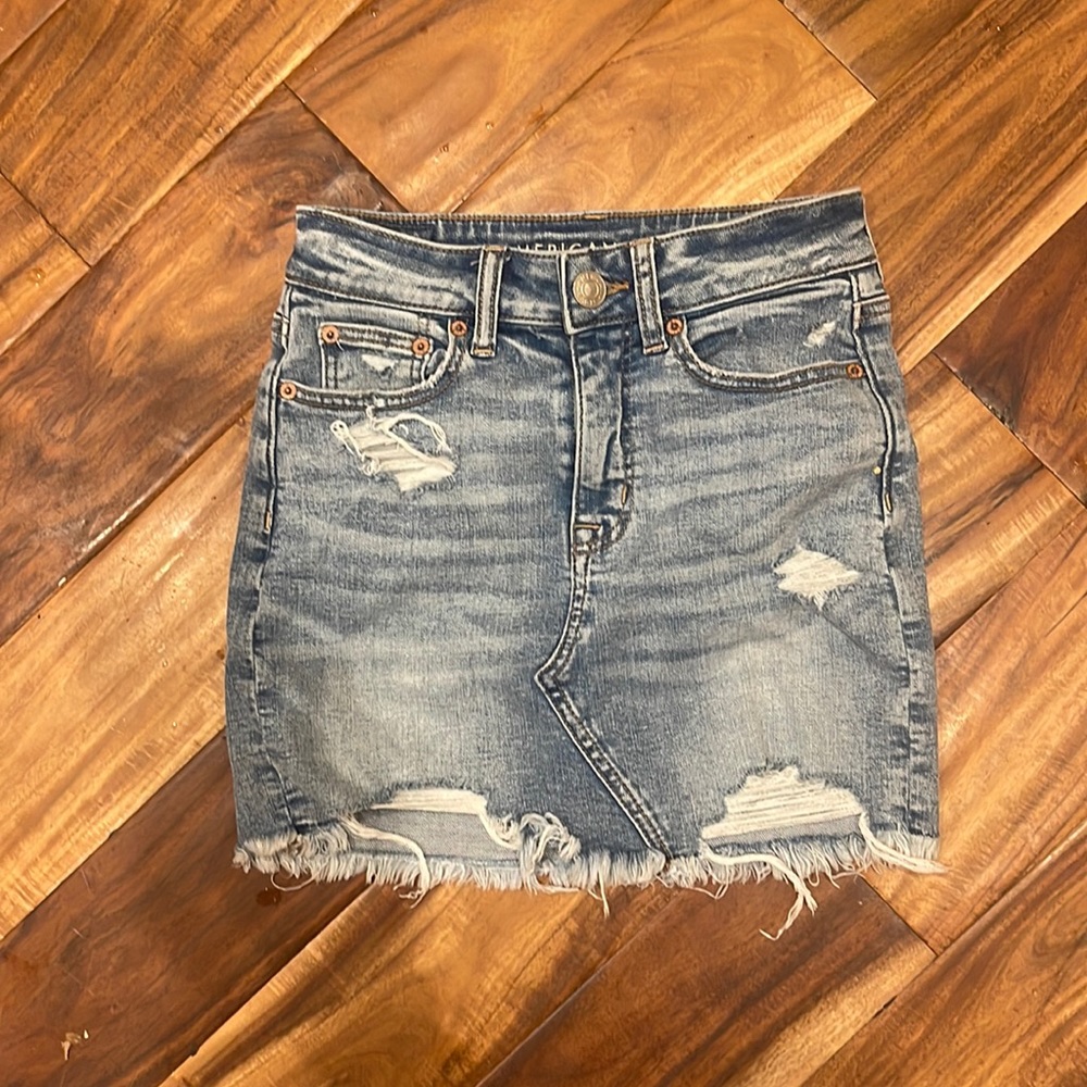 American Eagle AO high rise mini sz 00 super stretch